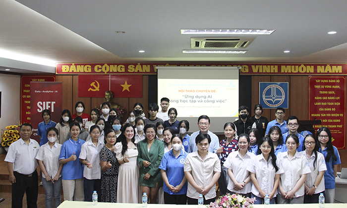 Hội thảo chuyên đề: “Ứng dụng AI trong học tập và công việc” dành cho sinh viên TDC